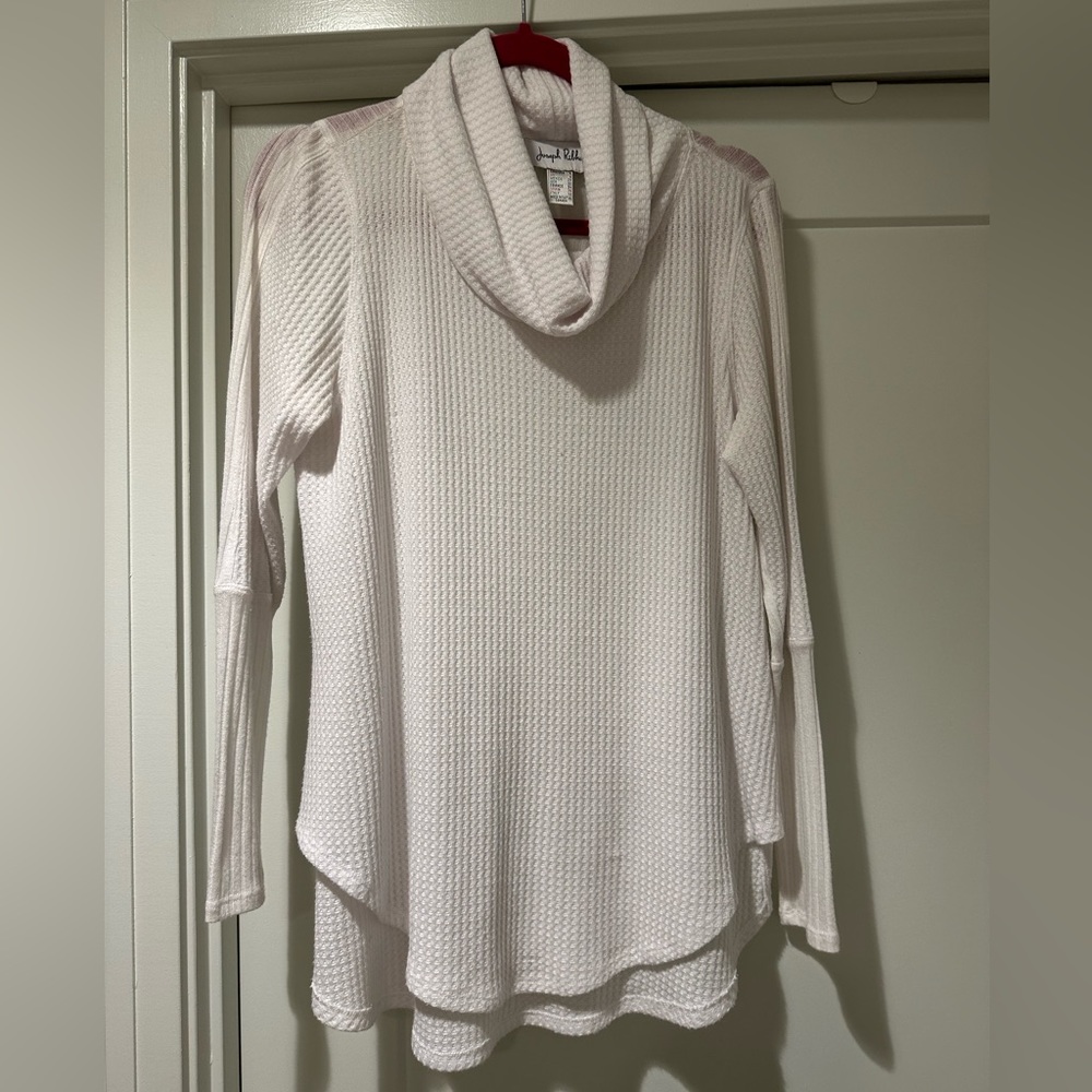 Joseph Ribkoff White Turtleneck Sweater